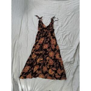 Patrons of Peace Black Floral Dress